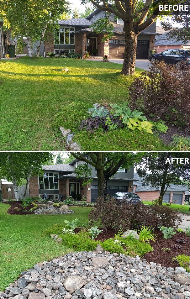 Front Yard Reno. Before and After. Front Yard Reno. Before and After.