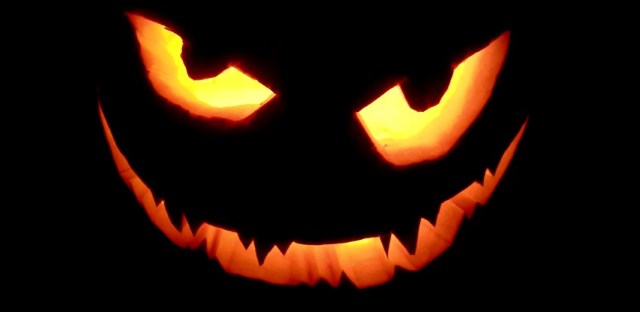 This yearโs spooooooooooky pumpkin. This yearโs spooooooooooky pumpkin.