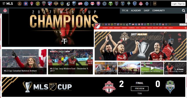 TFC ARE CHAMPIONS! TFC ARE CHAMPIONS!