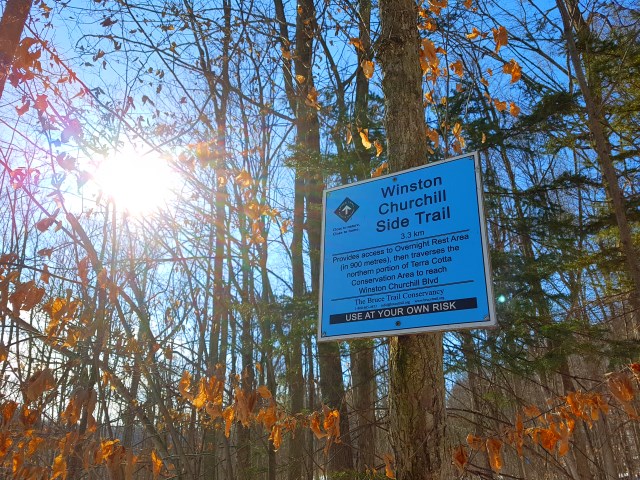 Trail signage Trail signage