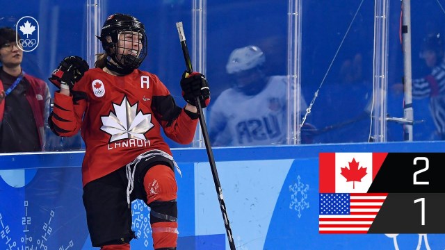 Canadian Women 2-1 over the U.S. Canadian Women 2-1 over the U.S.