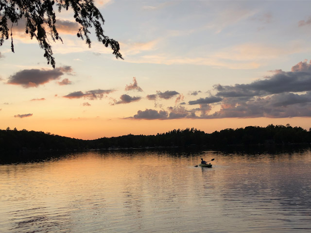 Sunset on Jack Lake Sunset on Jack Lake