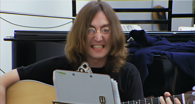 John and Paul singing an entire song with gritted teeth John and Paul singing an entire song with gritted teeth