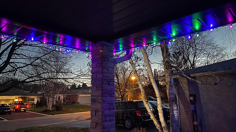Coloured lights Coloured lights