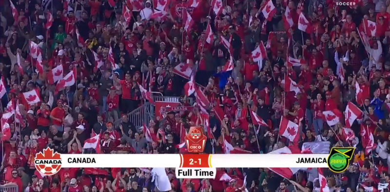 Canada in great form! Canada in great form!