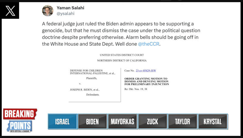 American judge can't justify Biden's actions American judge can't justify Biden's actions