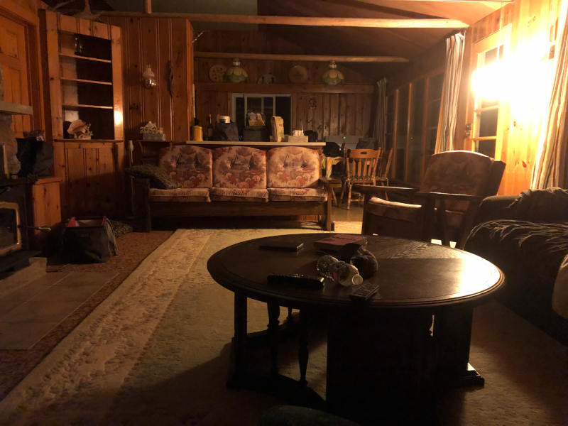 The inside of the cottage. The inside of the cottage.