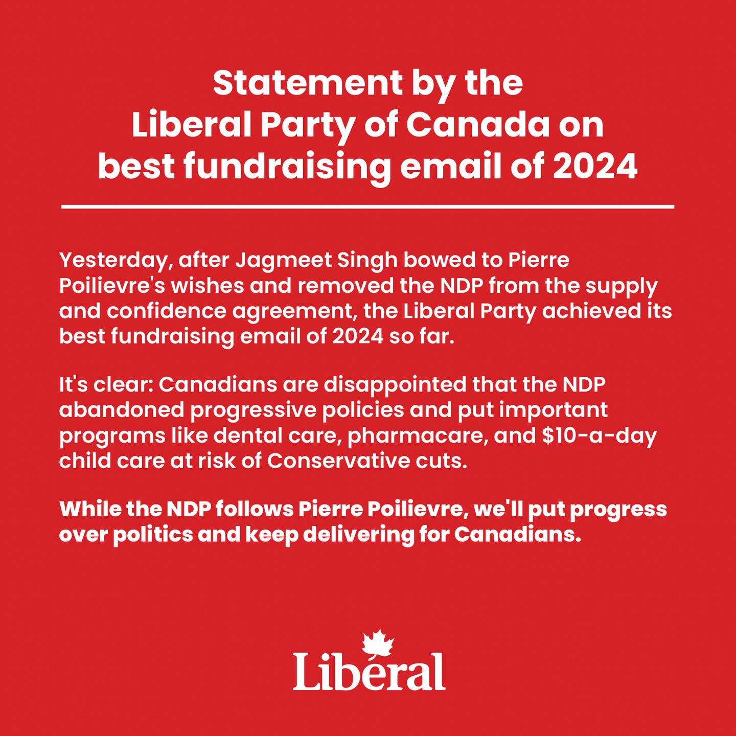 The Liberal response The Liberal response
