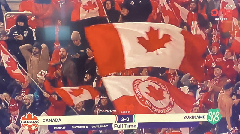Great result for Canada! Great result for Canada!