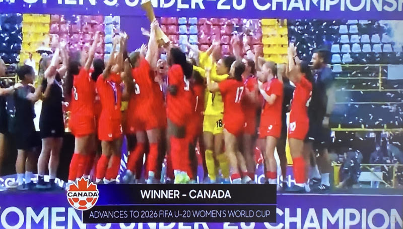 Canada wins U20! Canada wins U20!